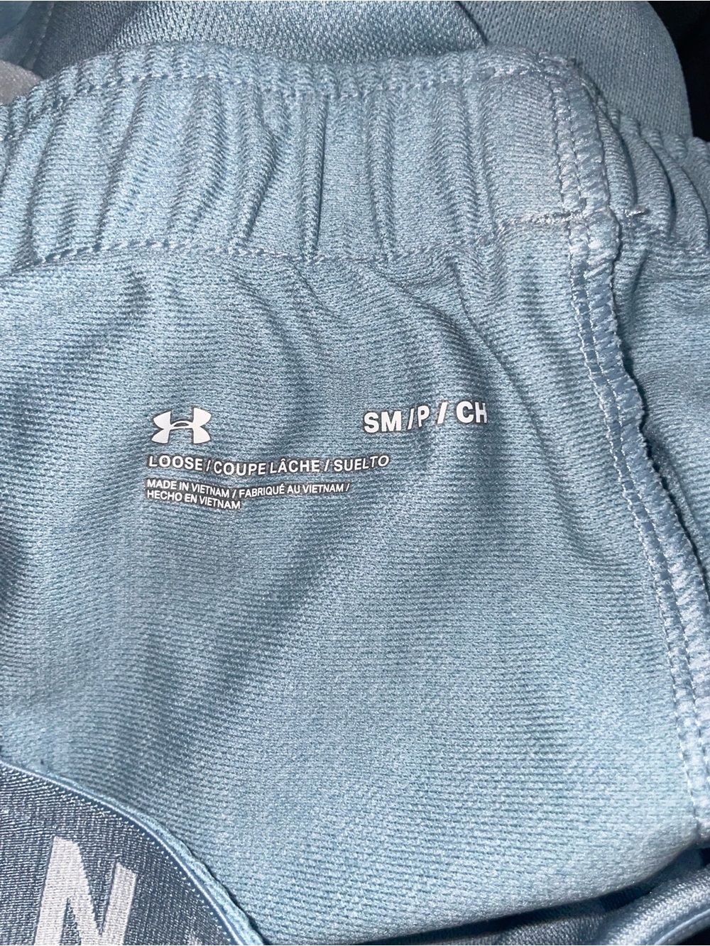 Under Armour Women’s Blue Athletic Running Shorts - Picture 3 of 3